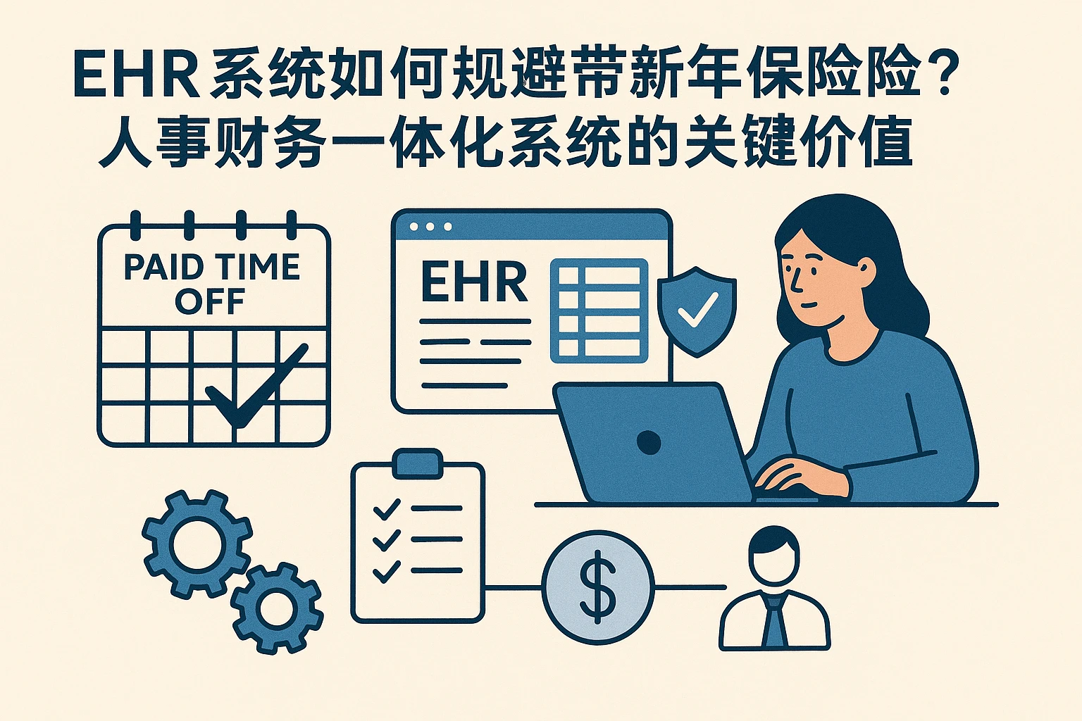 EHR系统如何规避带薪年假合规风险？人事财务一体化系统的关键价值