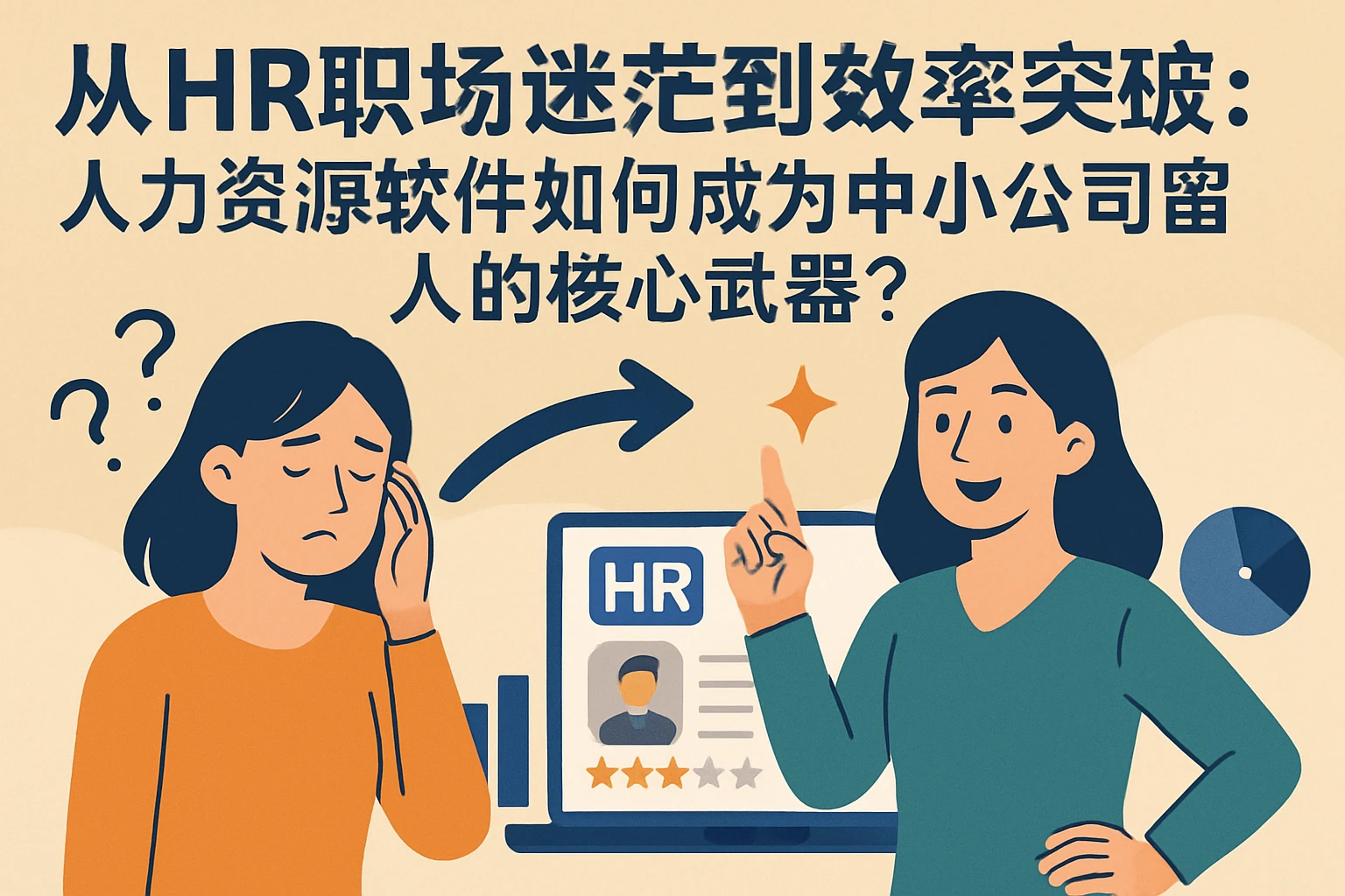 从HR职场迷茫到效率突破：人力资源软件如何成为中小公司留人的核心武器？