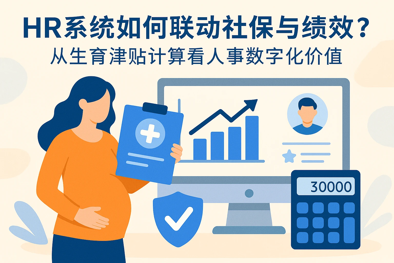 HR系统如何联动社保与绩效？从生育津贴计算看人事数字化价值