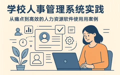 学校人事管理系统实践：从痛点到高效的人力资源软件应用案例