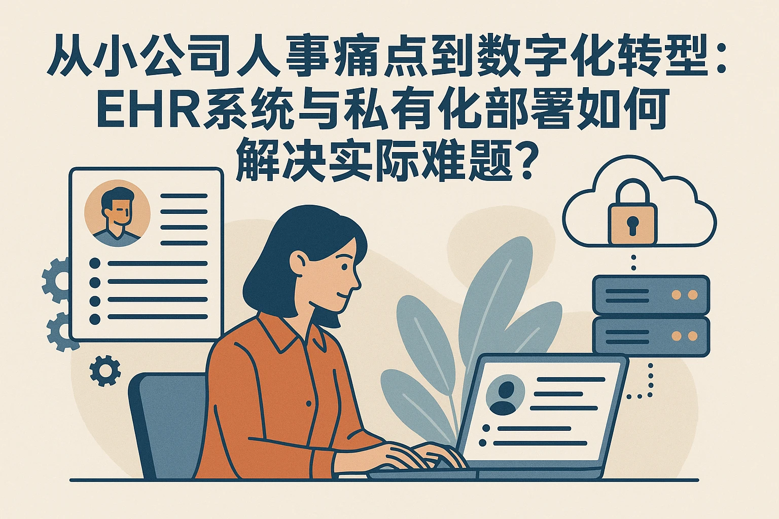 从小公司人事痛点到数字化转型：EHR系统与私有化部署如何解决实际难题？