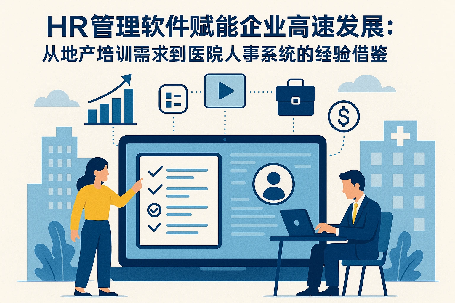 HR管理软件赋能企业高速发展：从地产培训需求到医院人事系统的经验借鉴