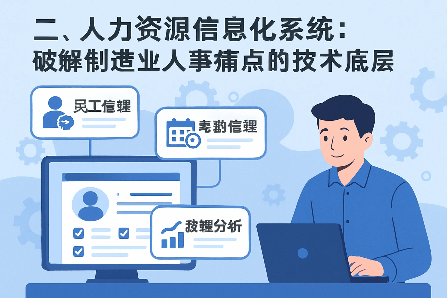 二、人力资源信息化系统：破解制造业人事痛点的技术底层