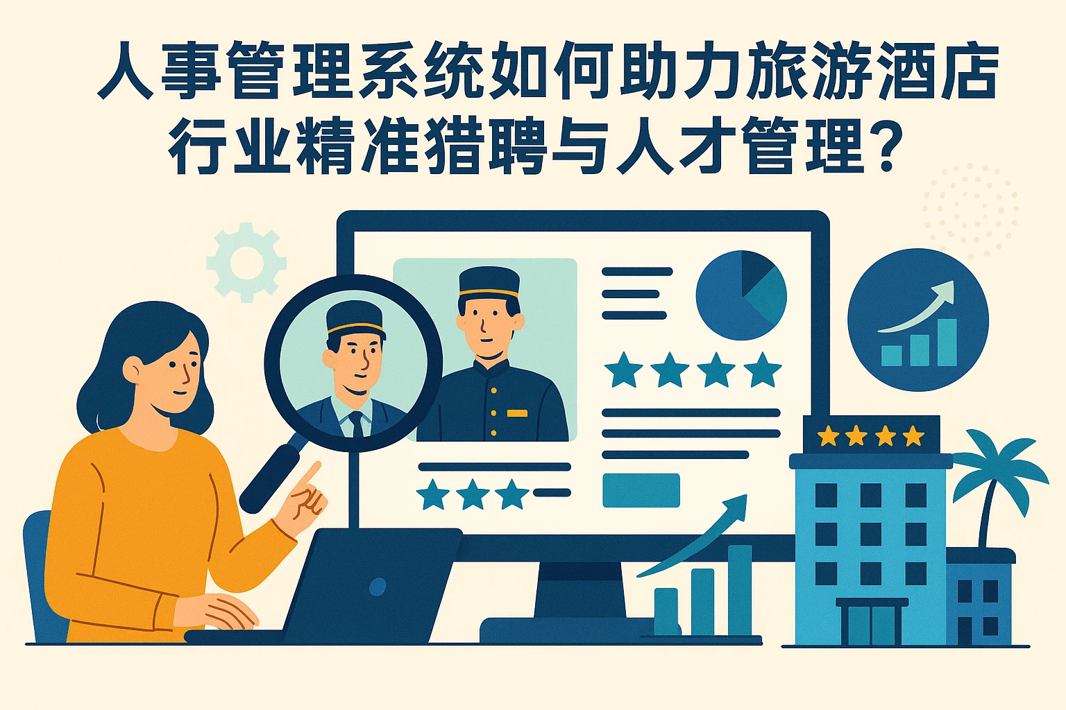 人事管理系统如何助力旅游酒店行业精准猎聘与人才管理？
