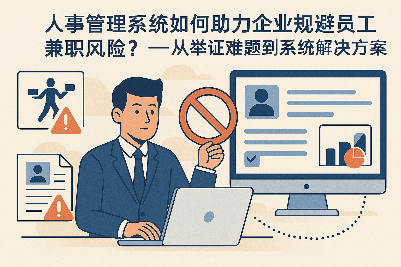 人事管理系统如何助力企业规避员工兼职风险？——从举证难题到系统解决方案