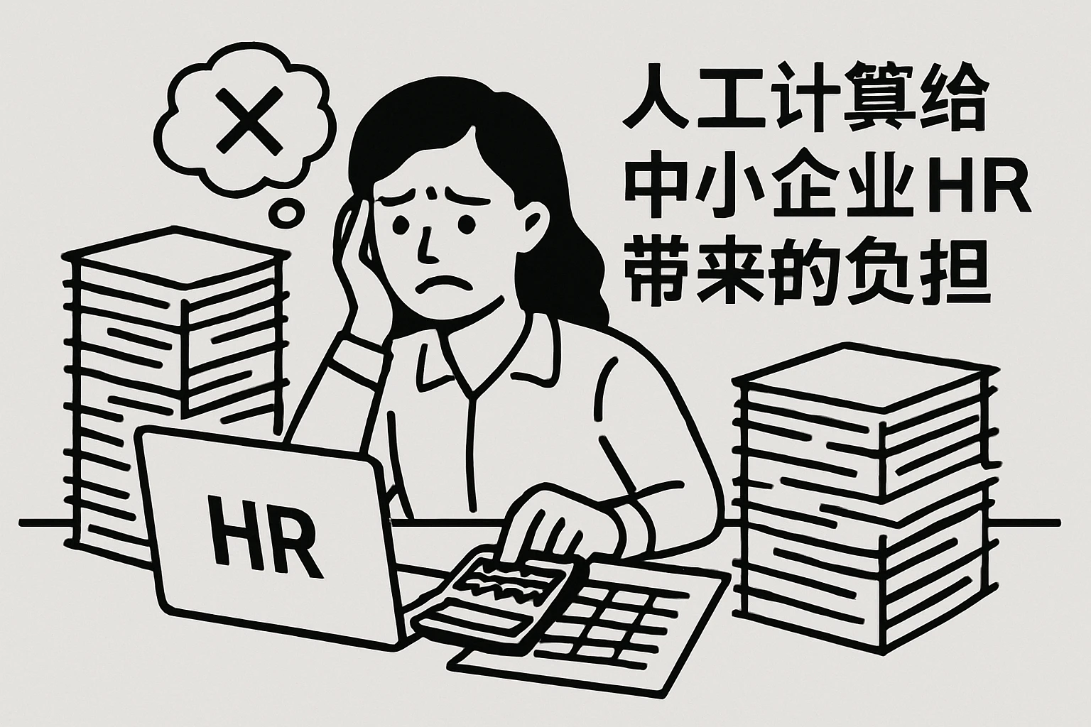 2. 人工计算给中小企业HR带来的负担
