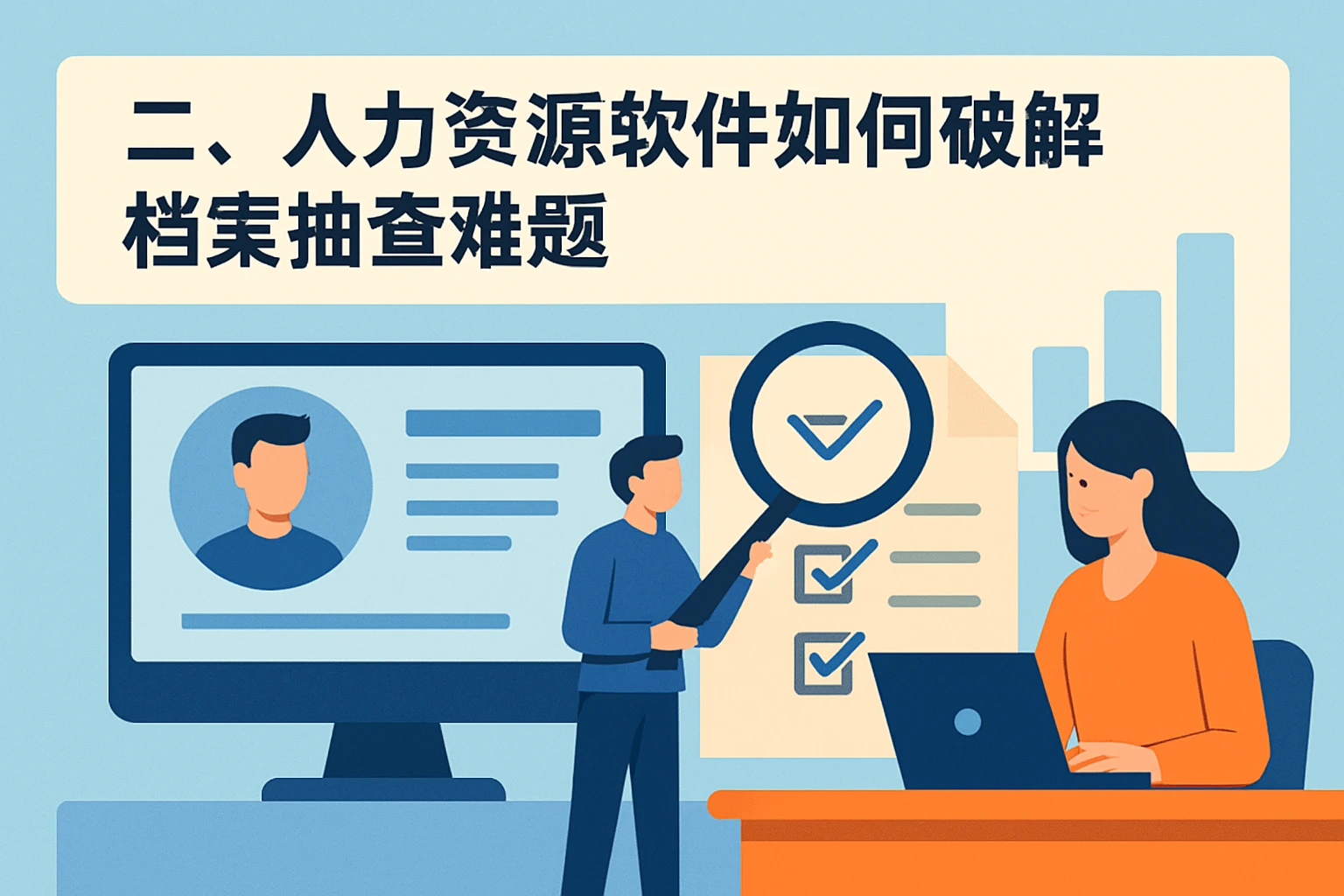 二、人力资源软件如何破解档案抽查难题