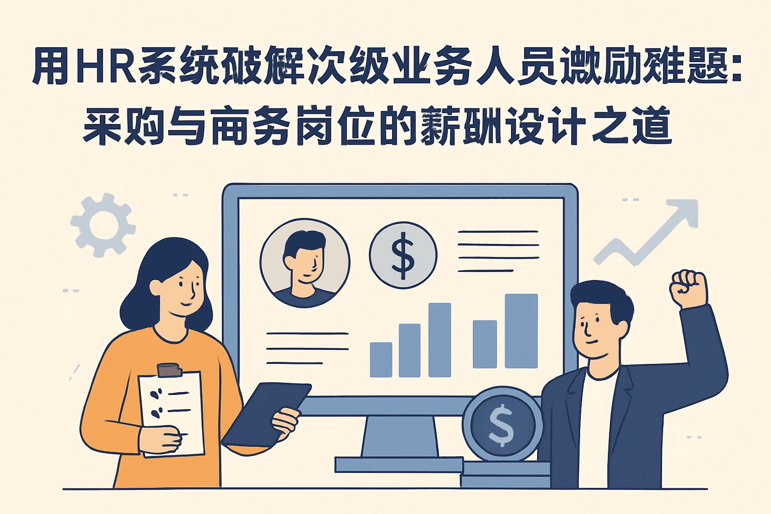 用HR系统破解次级业务人员激励难题：采购与商务岗位的薪酬设计之道