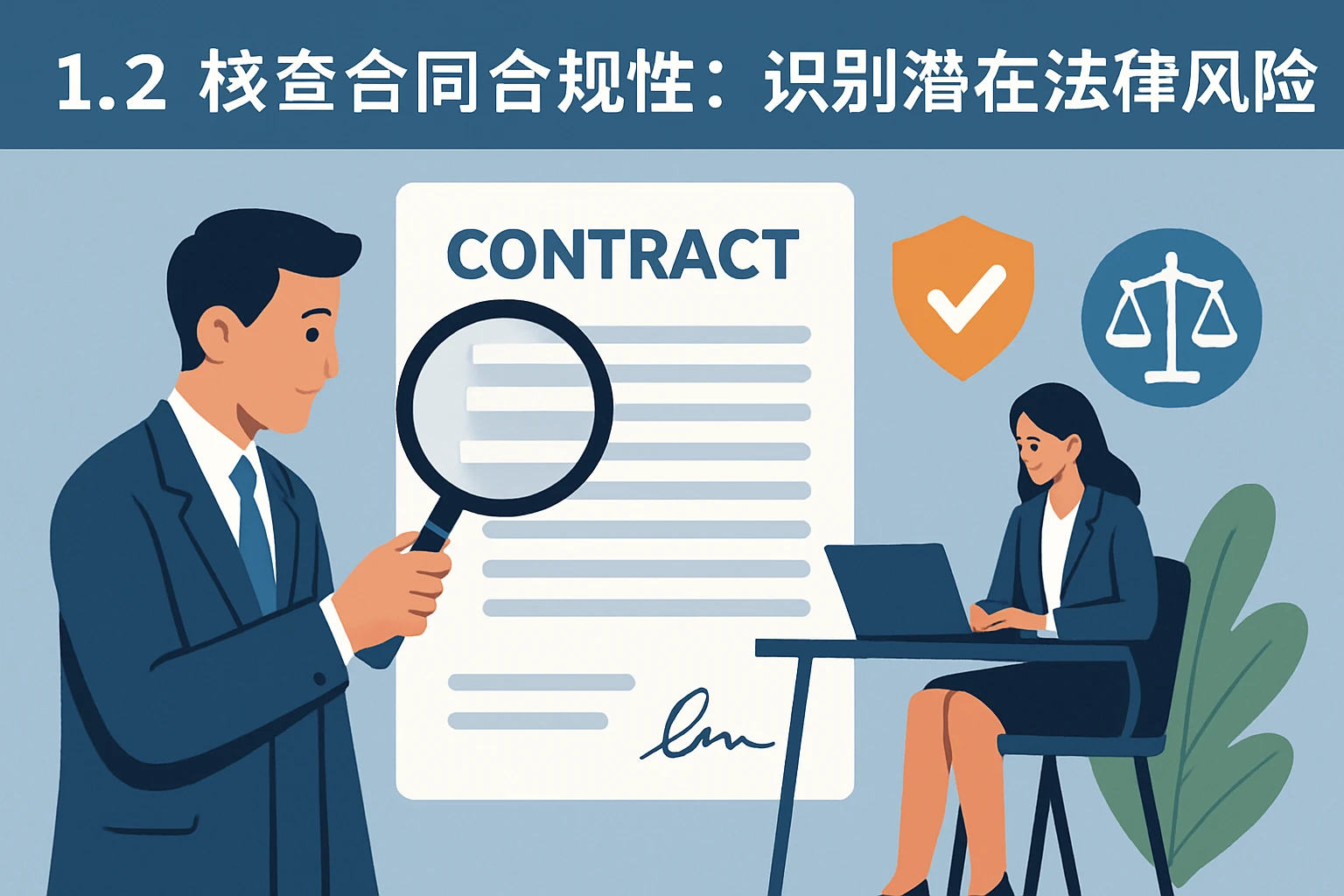 1.2 核查合同合规性：识别潜在法律风险