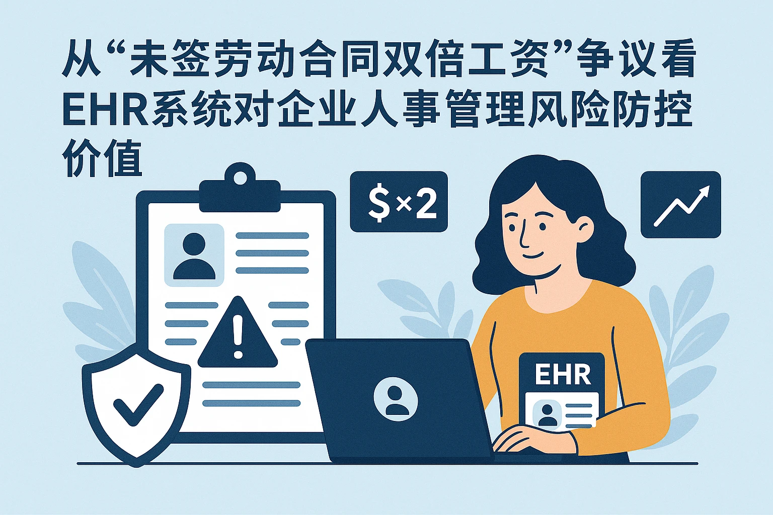 从“未签劳动合同双倍工资”争议看EHR系统对企业人事管理的风险防控价值