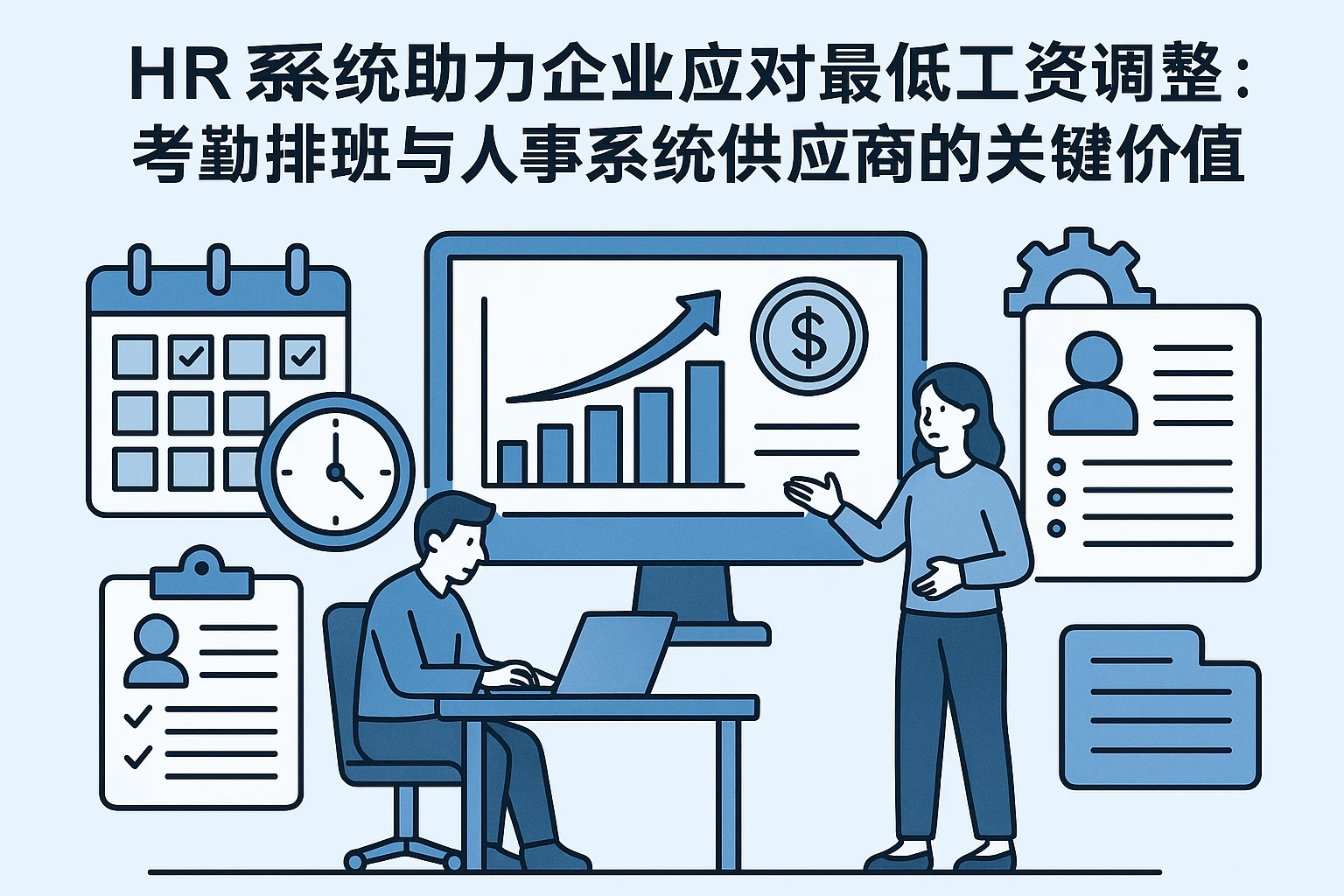 HR系统助力企业应对最低工资调整：考勤排班与人事系统供应商的关键价值