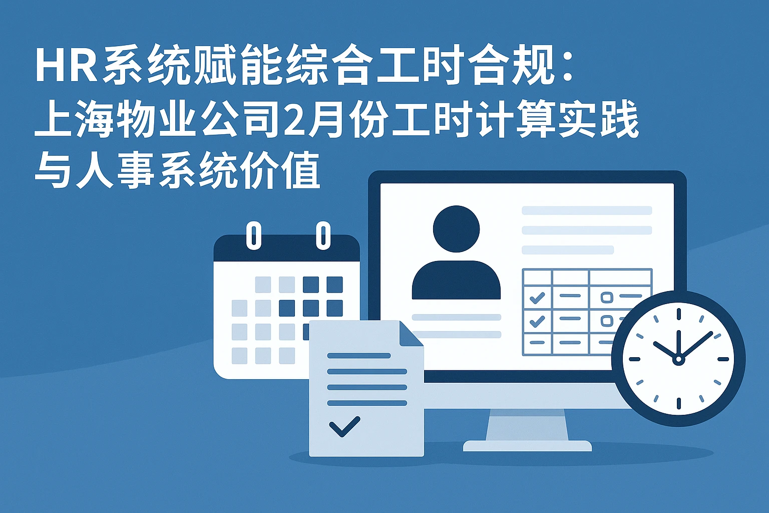 HR系统赋能综合工时合规：上海物业公司2月份工时计算实践与人事系统价值