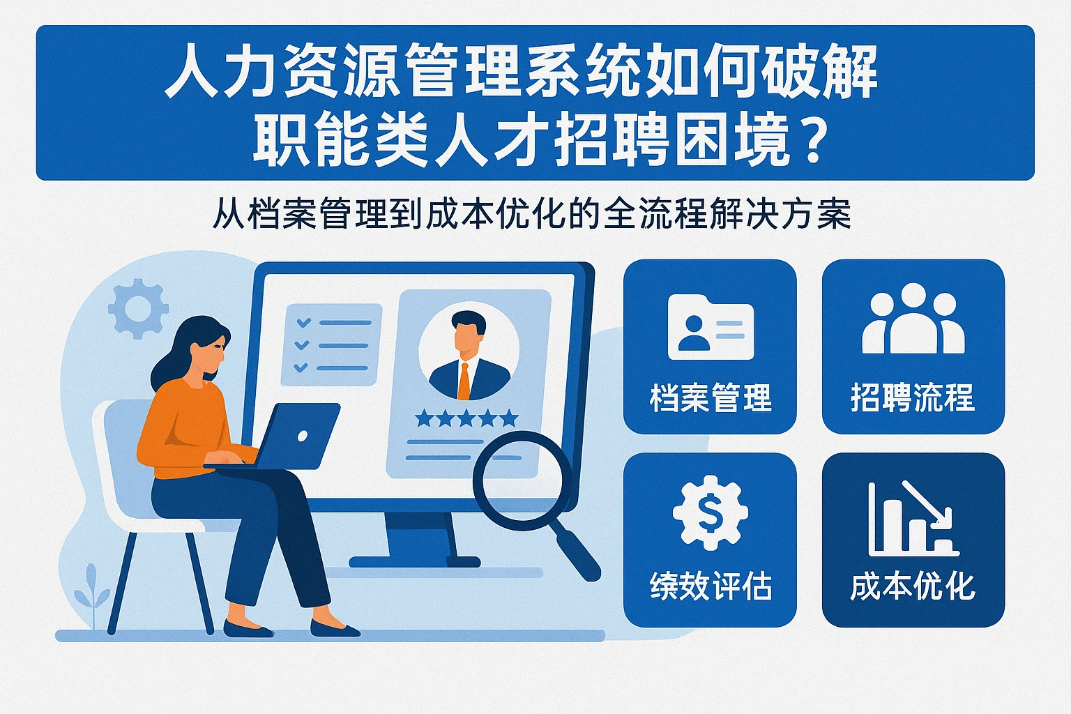 人力资源管理系统如何破解职能类人才招聘困境？从档案管理到成本优化的全流程解决方案