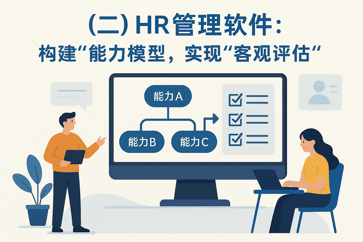 （二）HR管理软件：构建“能力模型”，实现“客观评估”