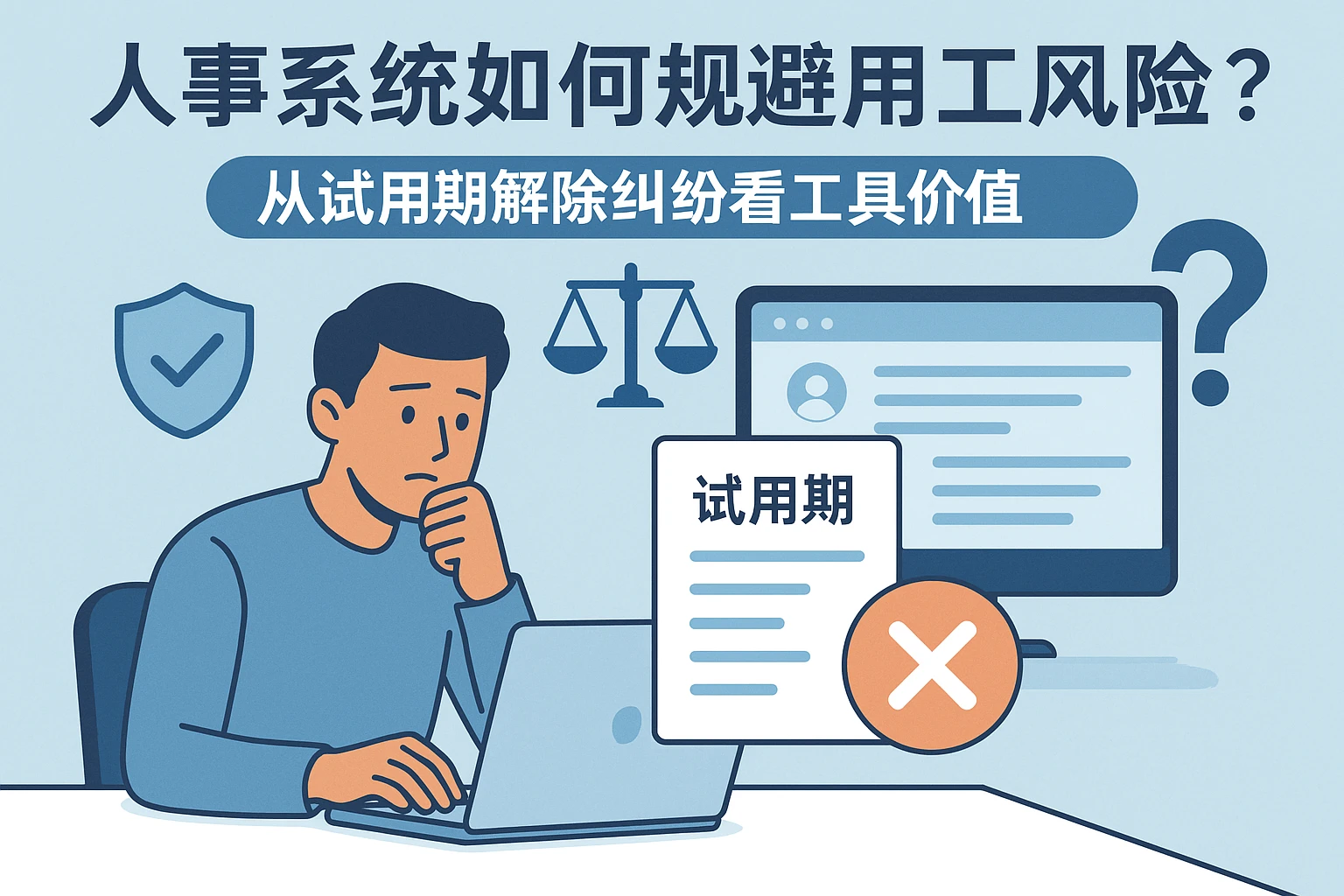 人事系统如何规避用工风险？从试用期解除纠纷看工具价值