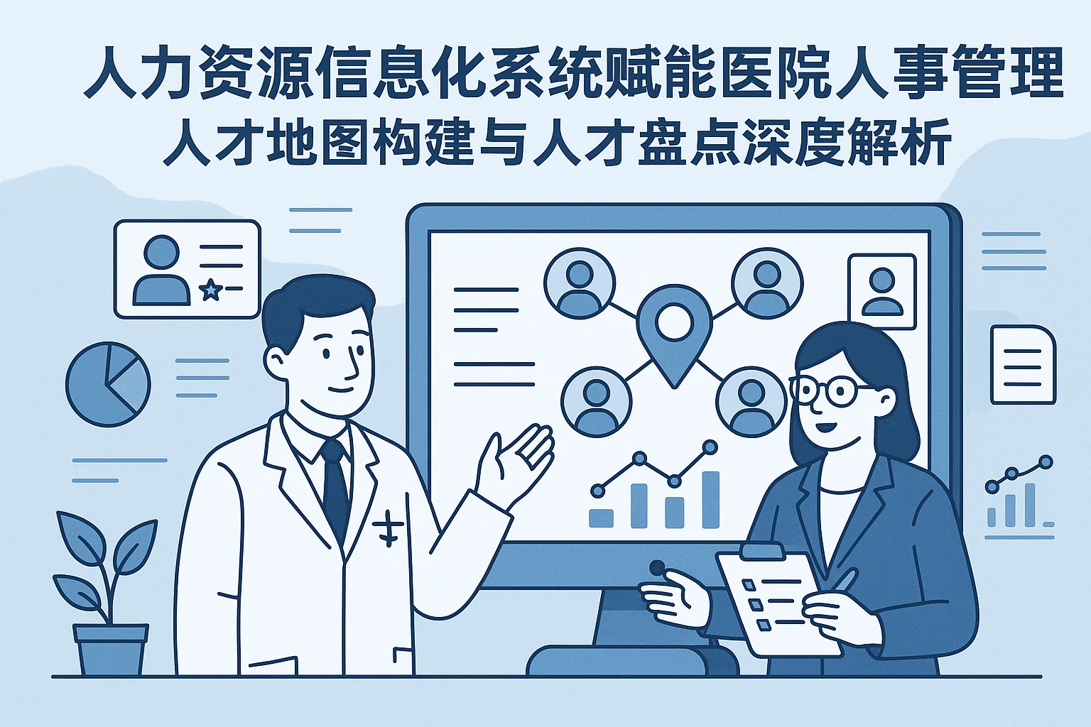 人力资源信息化系统赋能医院人事管理：人才地图构建与人才盘点深度解析