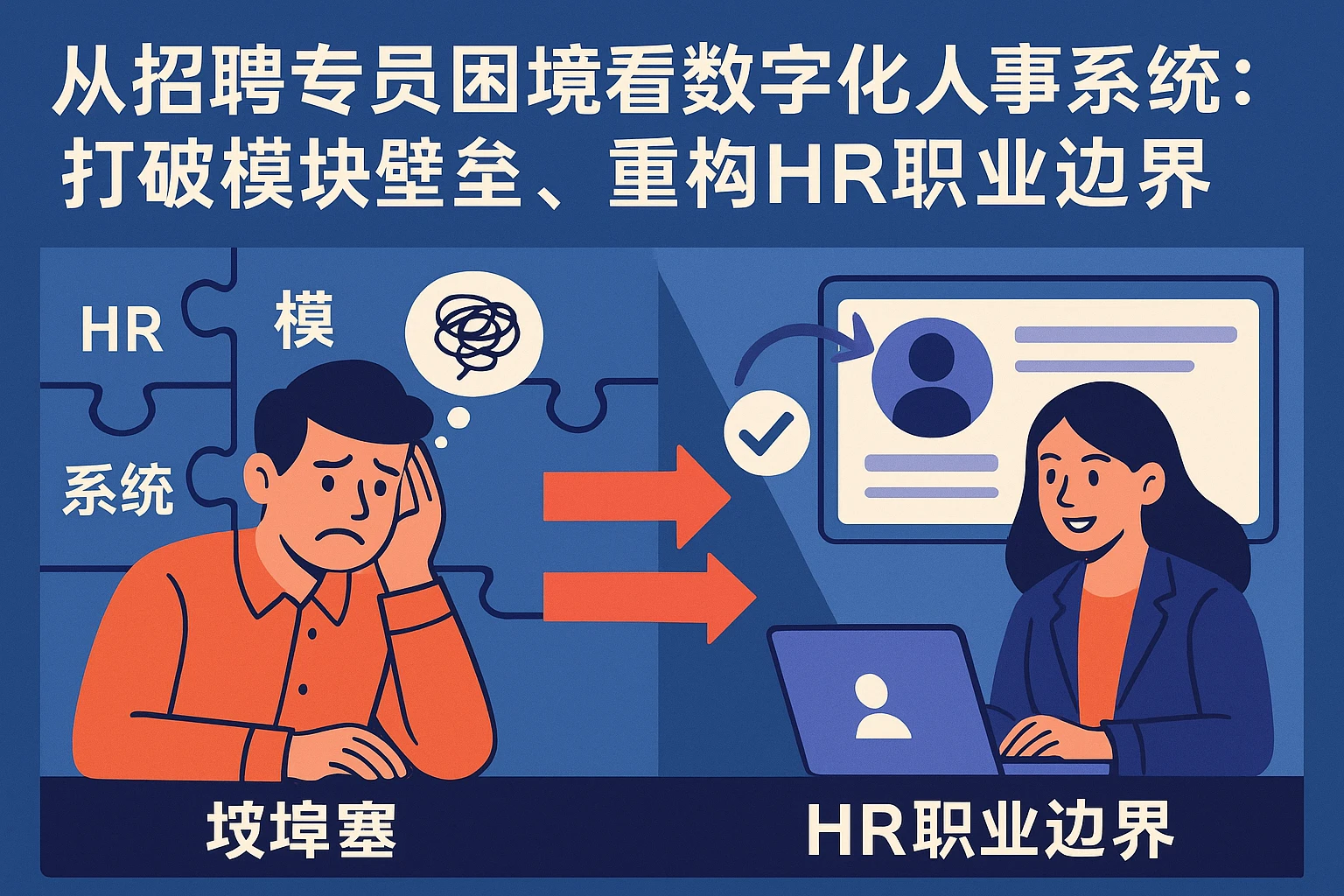 从招聘专员困境看数字化人事系统：打破模块壁垒，重构HR职业边界