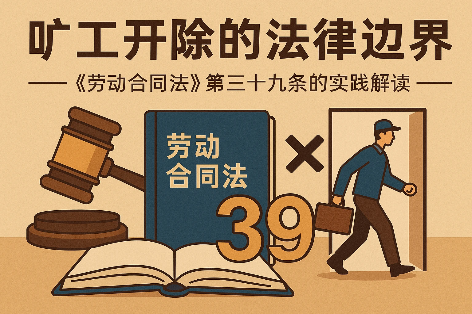 1.2 旷工开除的法律边界：《劳动合同法》第三十九条的实践解读
