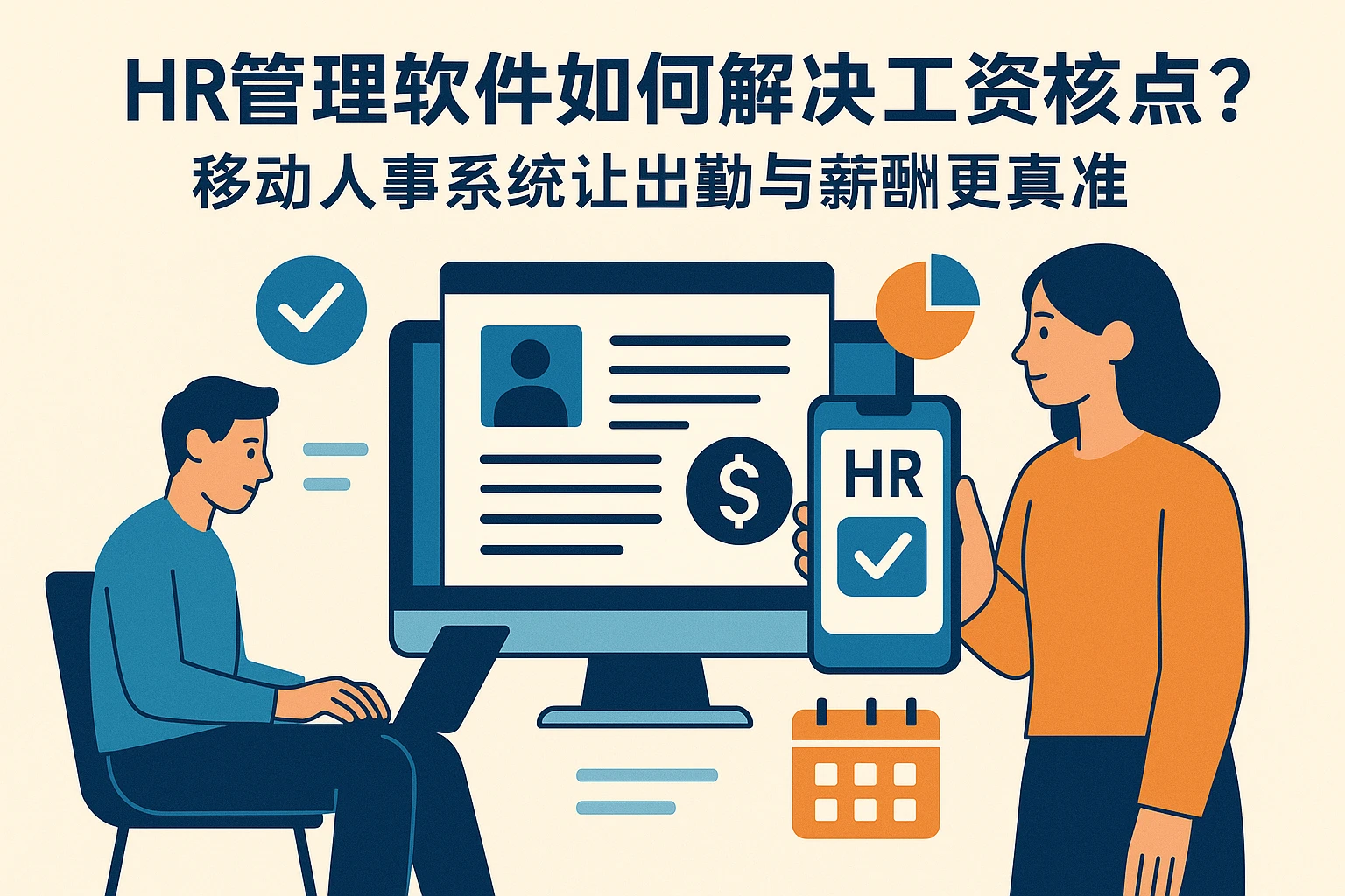 HR管理软件如何解决工资核算痛点？移动人事系统让出勤与薪酬更精准
