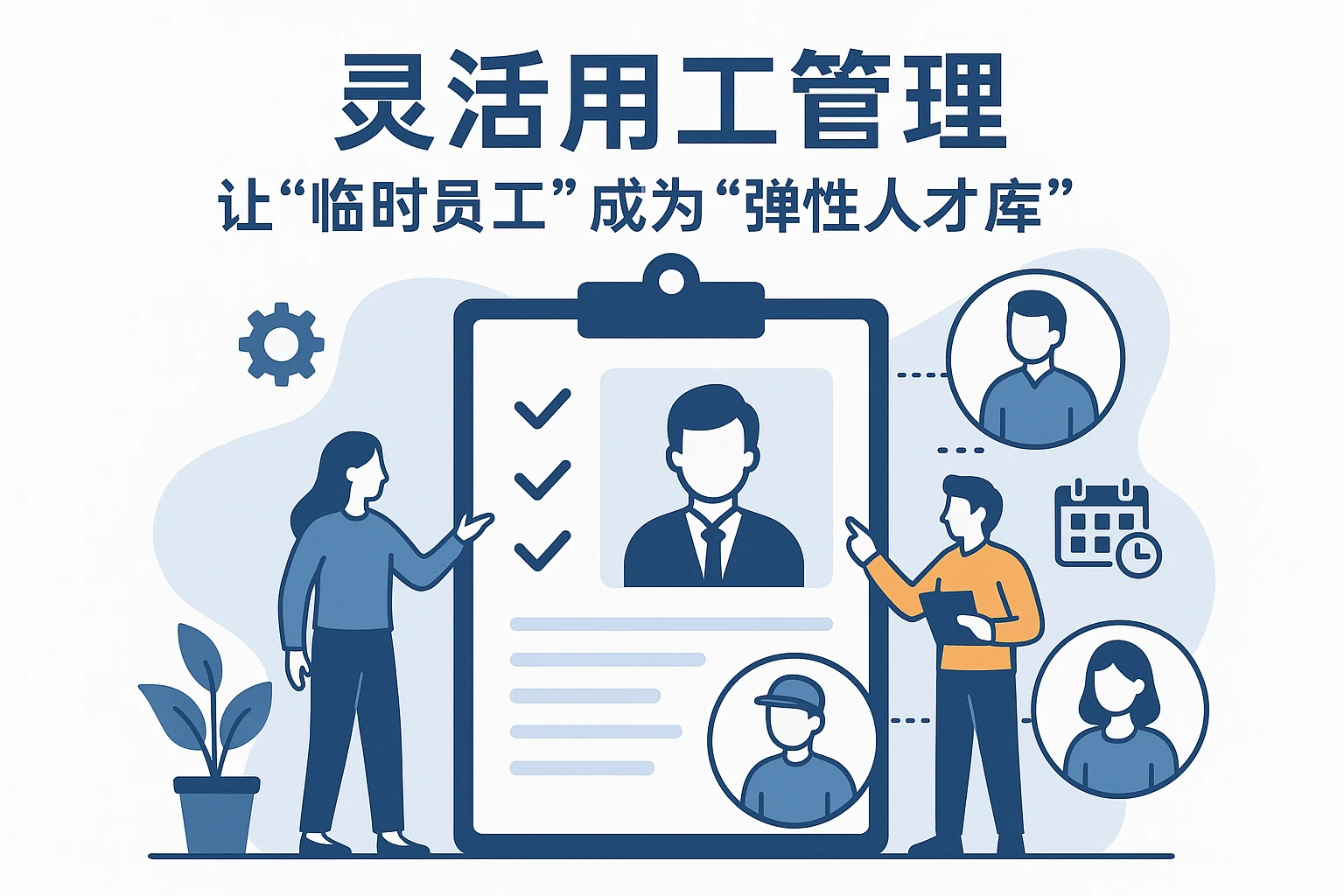 2. 灵活用工管理：让“临时员工”成为“弹性人才库”