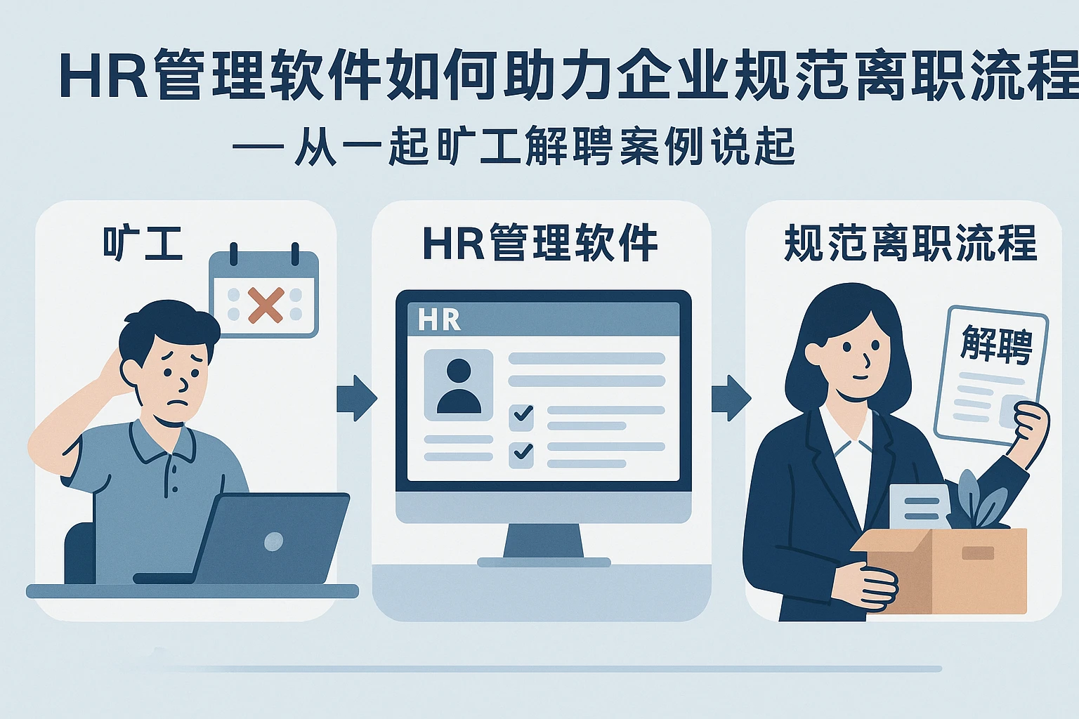 HR管理软件如何助力企业规范离职流程——从一起旷工解聘案例说起
