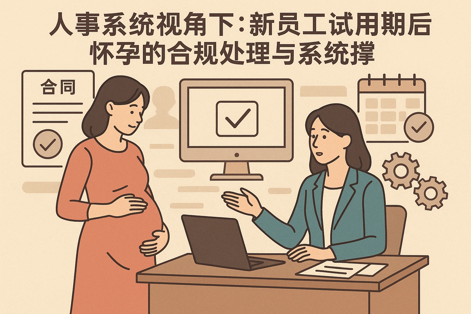 人事系统视角下：新员工试用期后怀孕的合规处理与系统支撑