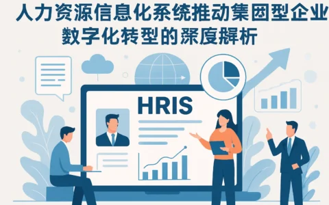 人力资源信息化系统推动集团型企业数字化转型的深度解析