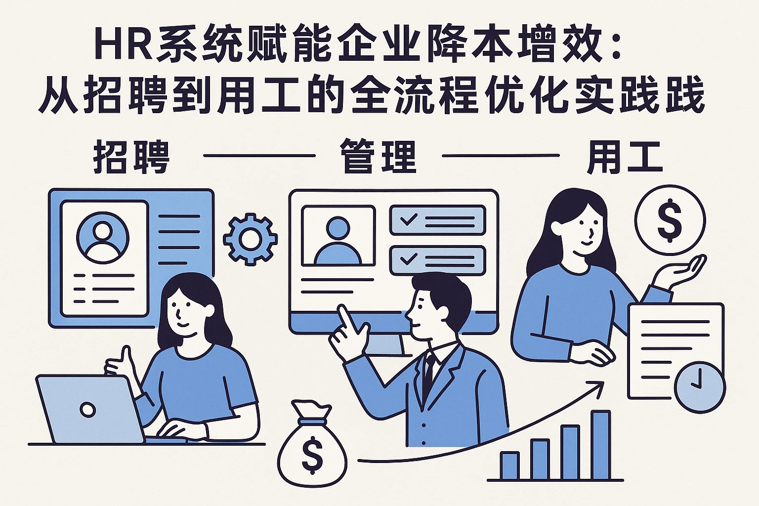 HR系统赋能企业降本增效：从招聘到用工的全流程优化实践