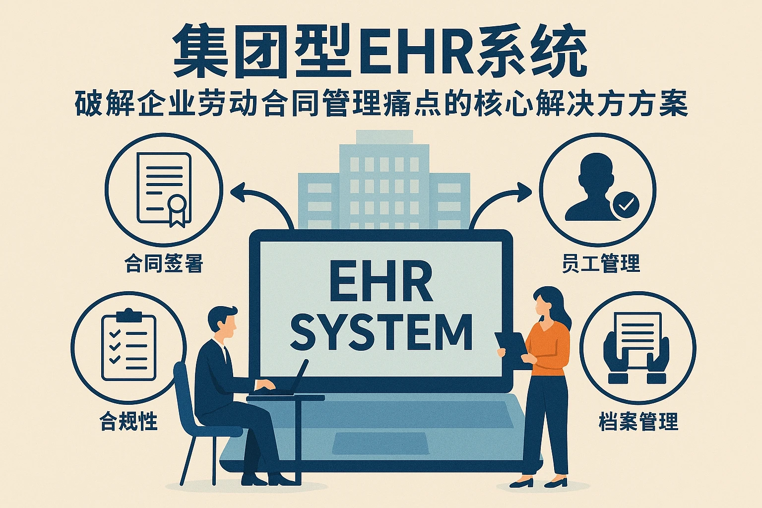 集团型EHR系统：破解企业劳动合同管理痛点的核心解决方案