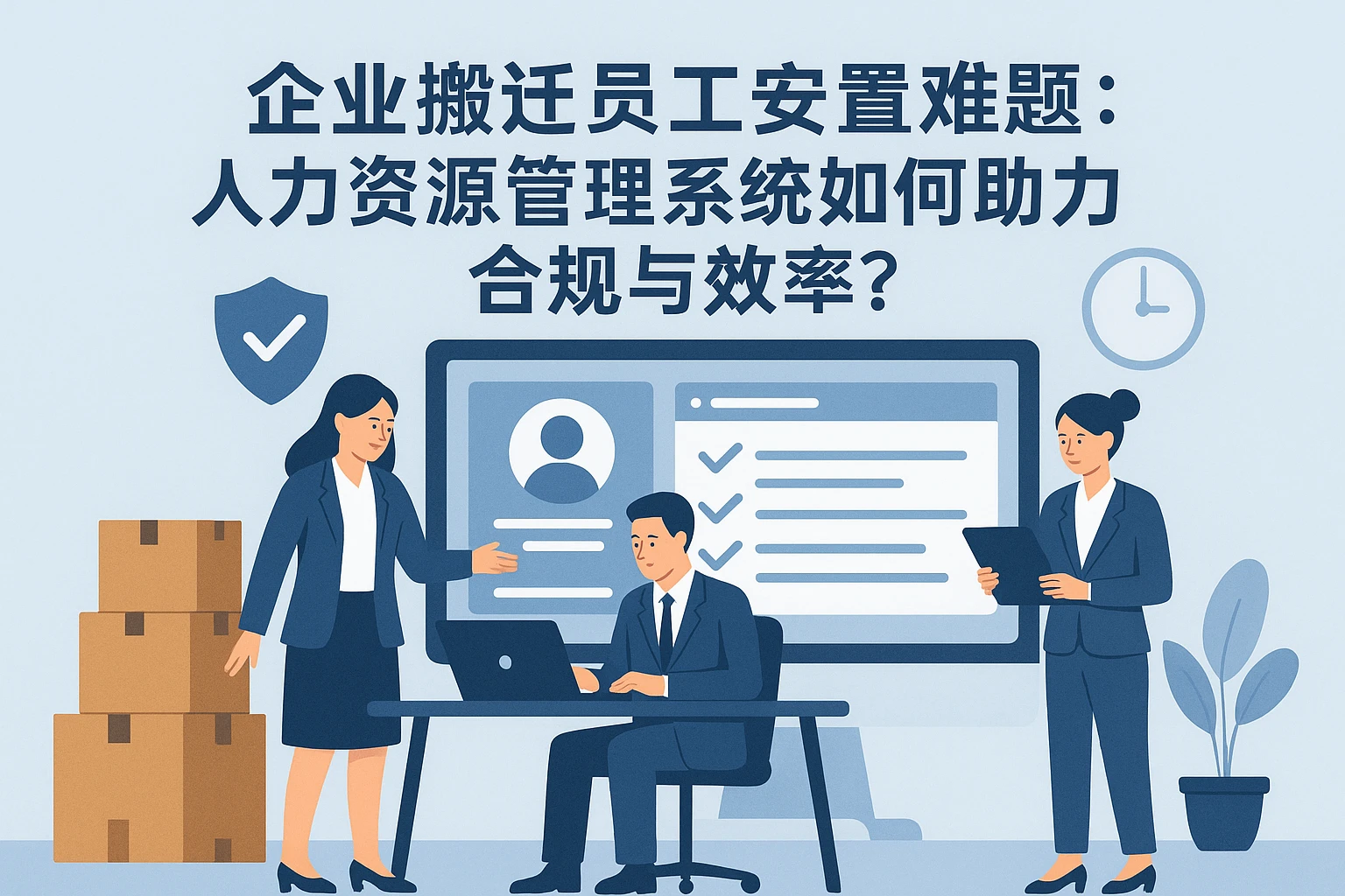 企业搬迁员工安置难题：人力资源管理系统如何助力合规与效率？