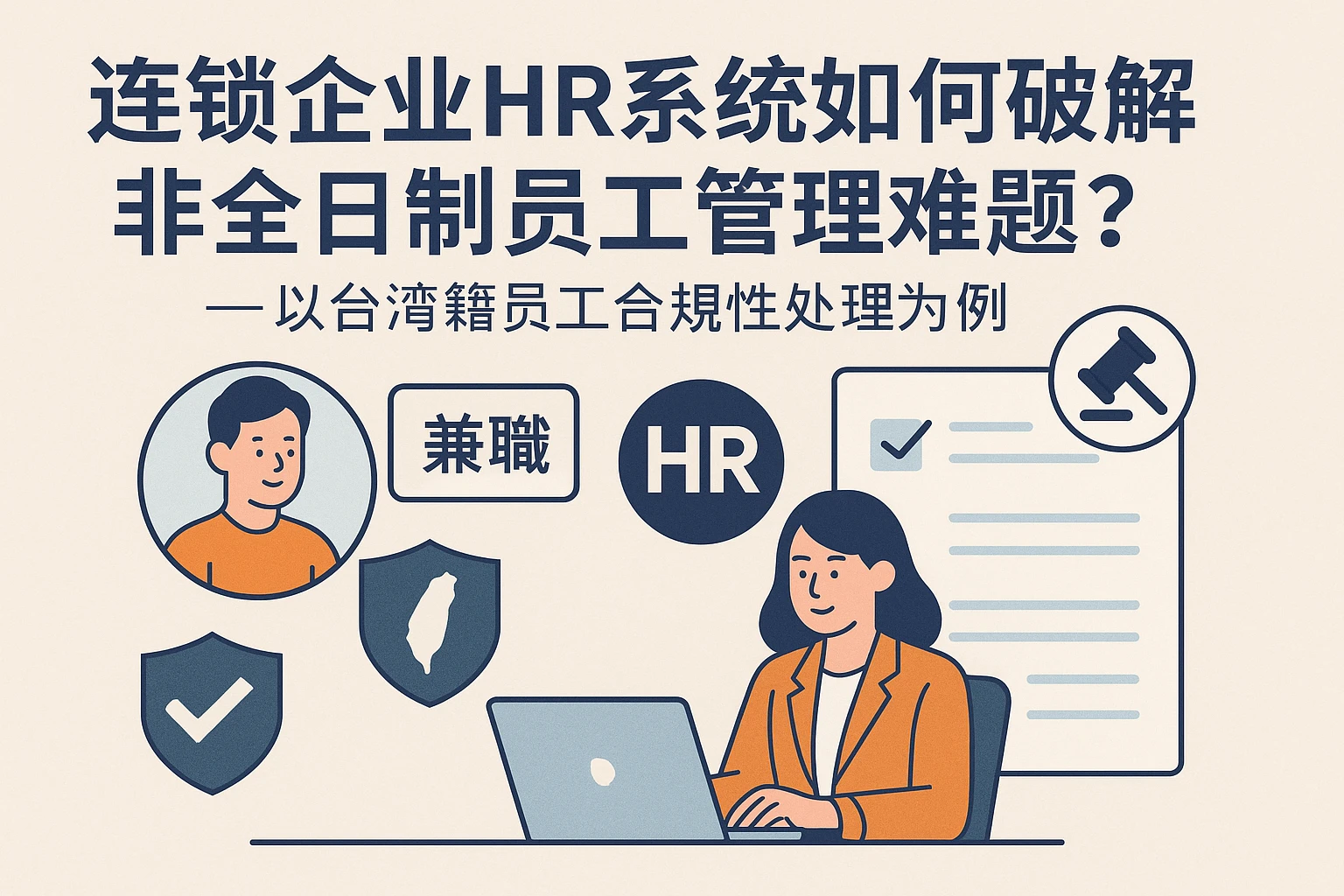 连锁企业HR系统如何破解非全日制员工管理难题？——以台湾籍员工合规性处理为例