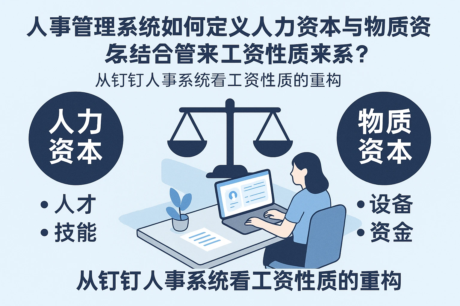 人事管理系统如何定义人力资本与物质资本的关系？从钉钉人事系统看工资性质的重构