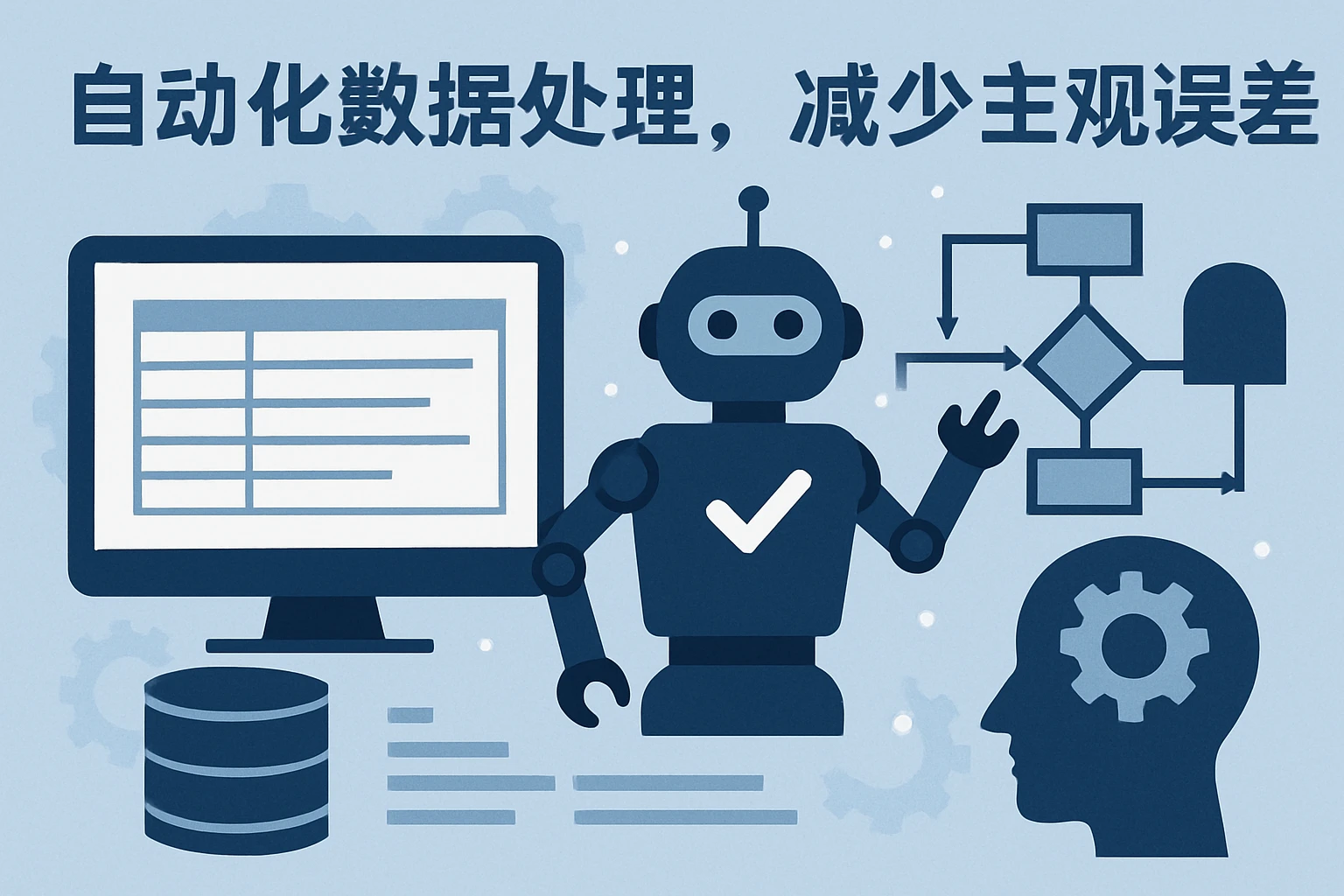 2. 自动化数据处理，减少主观误差