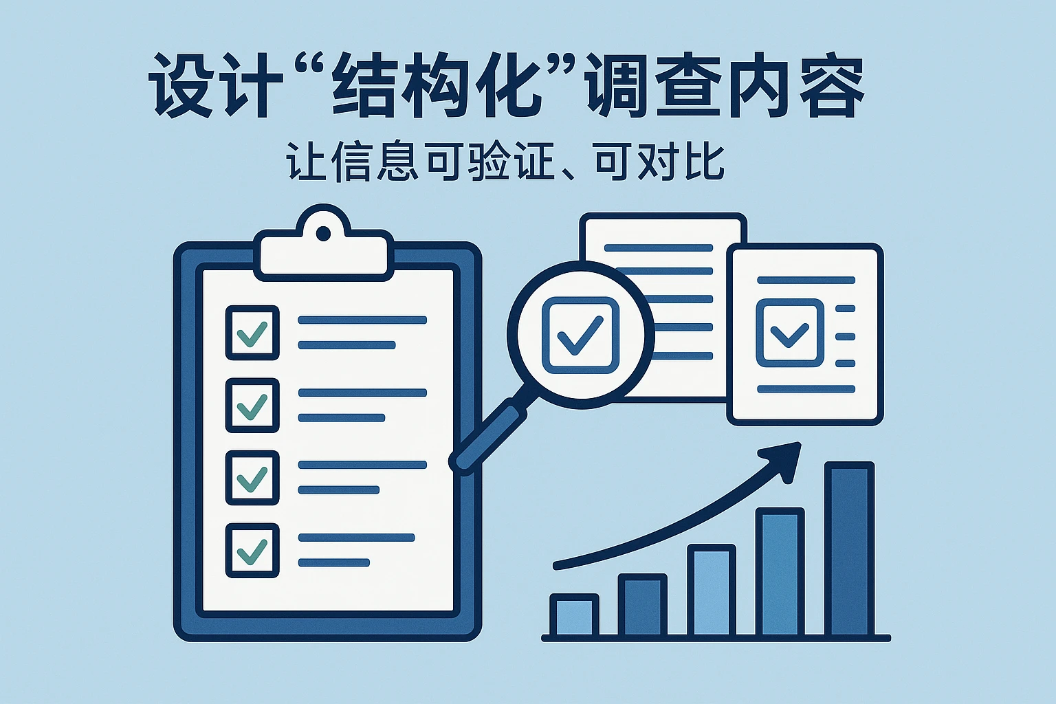 2. 设计“结构化”调查内容：让信息可验证、可对比