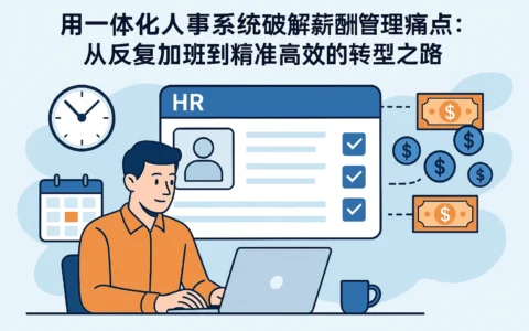用一体化人事系统破解薪酬管理痛点：从反复加班到精准高效的转型之路