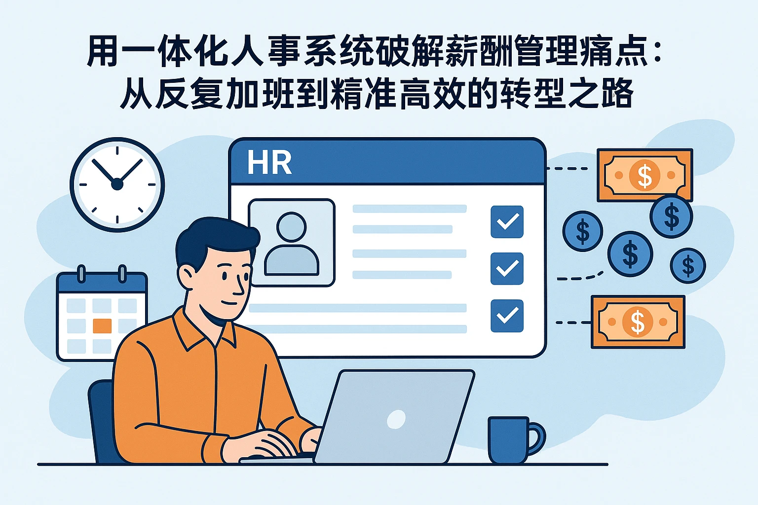 用一体化人事系统破解薪酬管理痛点：从反复加班到精准高效的转型之路