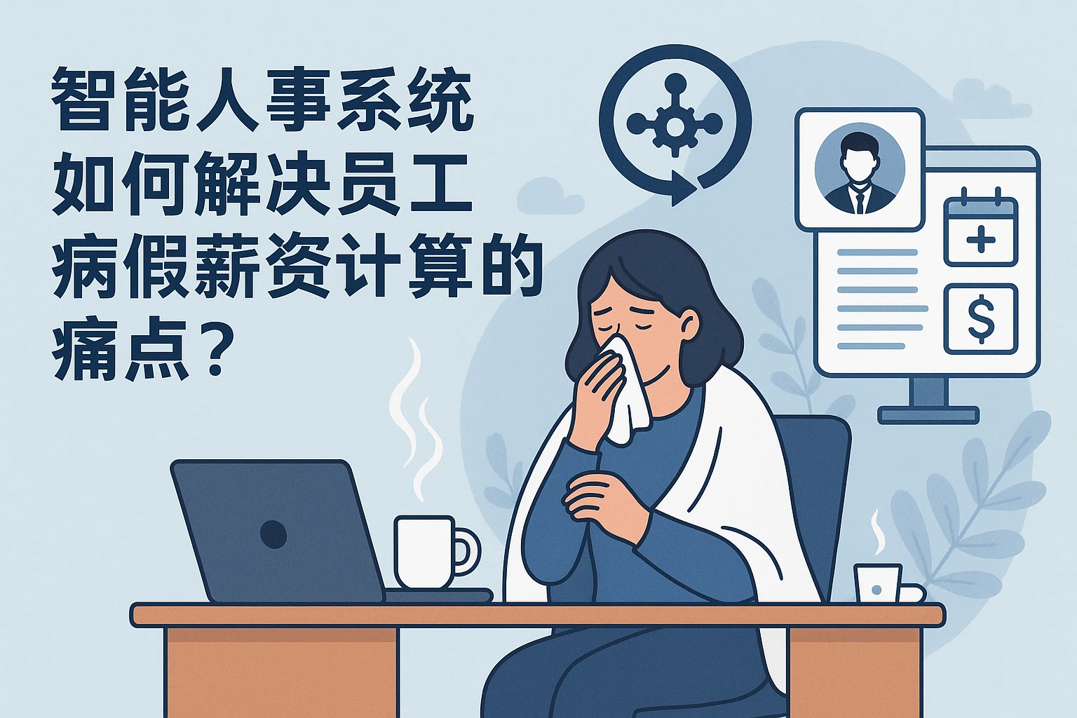 智能人事系统如何解决员工病假薪资计算的痛点？