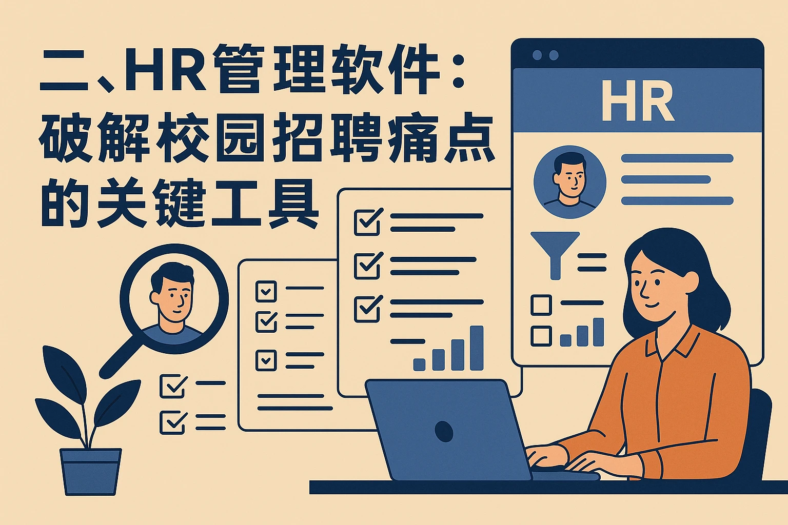 二、HR管理软件：破解校园招聘痛点的关键工具