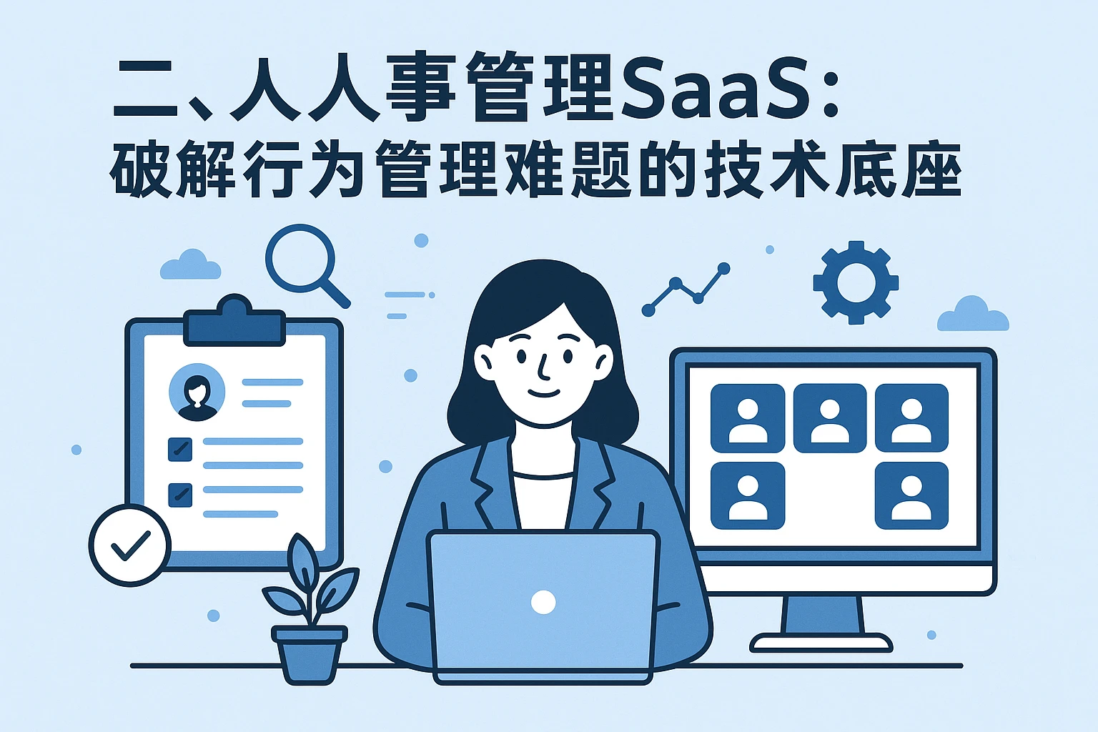 二、人事管理SaaS：破解行为管理难题的技术底座