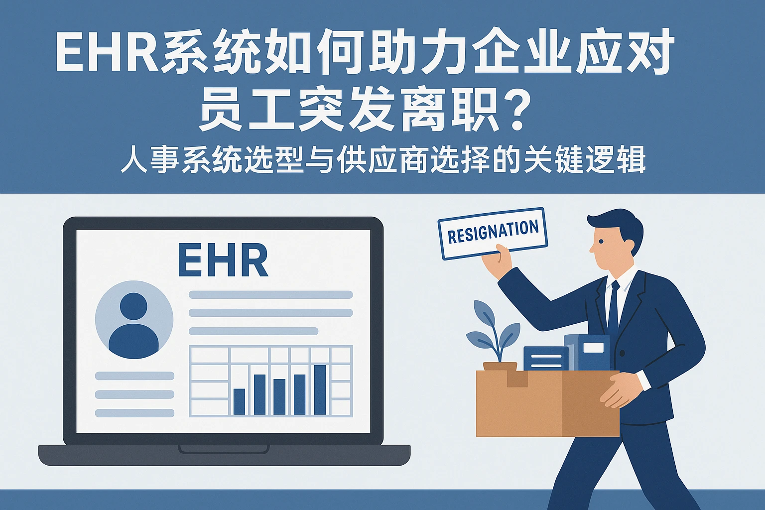 EHR系统如何助力企业应对员工突发离职？人事系统选型与供应商选择的关键逻辑
