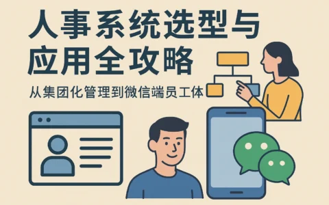 人事系统选型与应用全攻略：从集团化管理到微信端员工体验