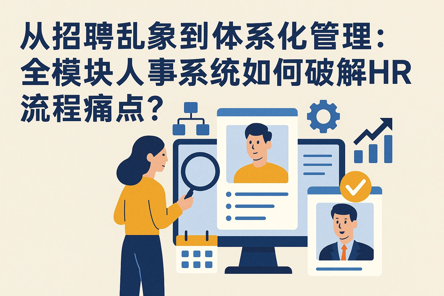 从招聘乱象到体系化管理：全模块人事系统如何破解HR流程痛点？