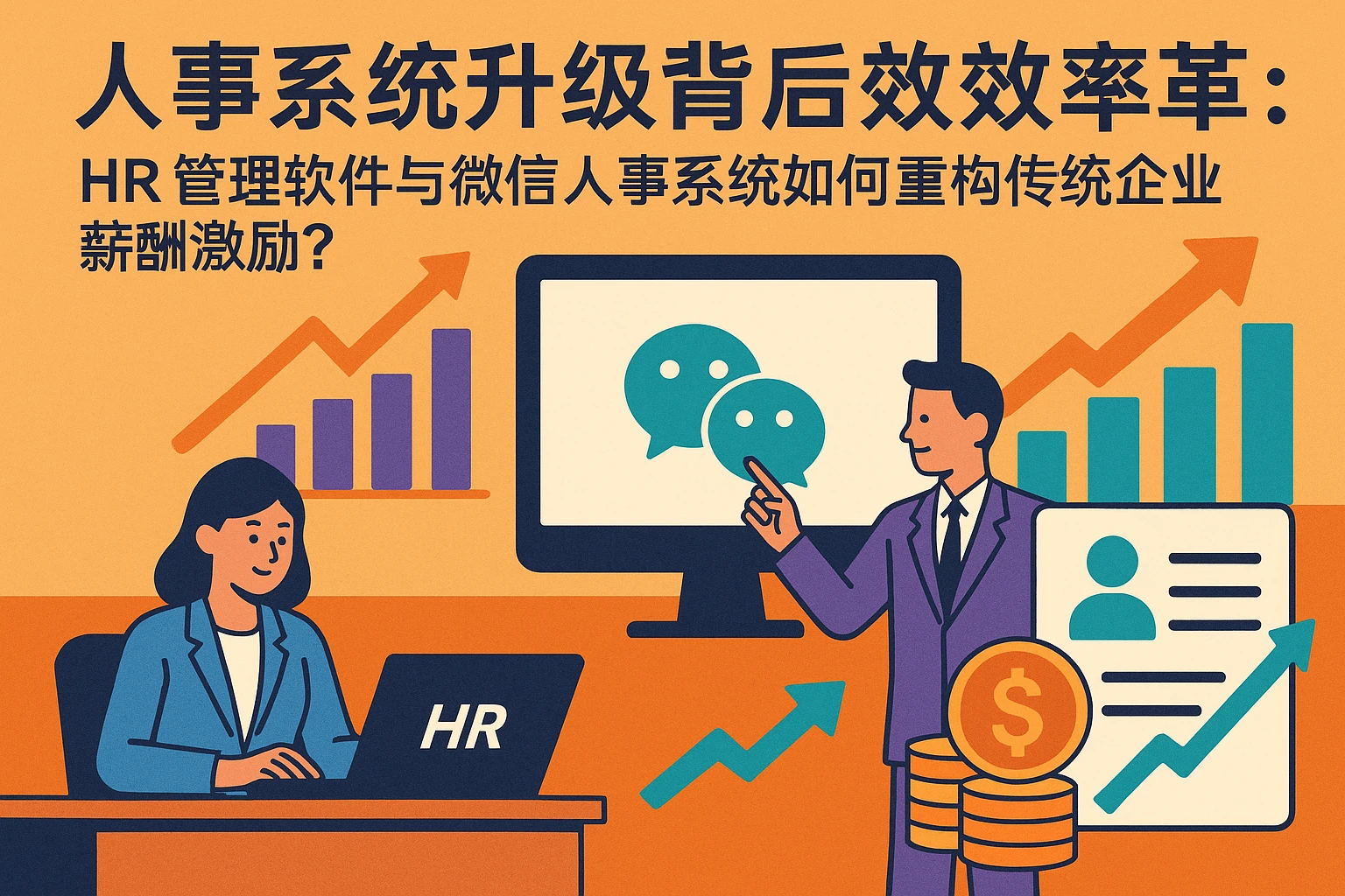 人事系统升级背后的效率革命：HR管理软件与微信人事系统如何重构传统企业薪酬激励？