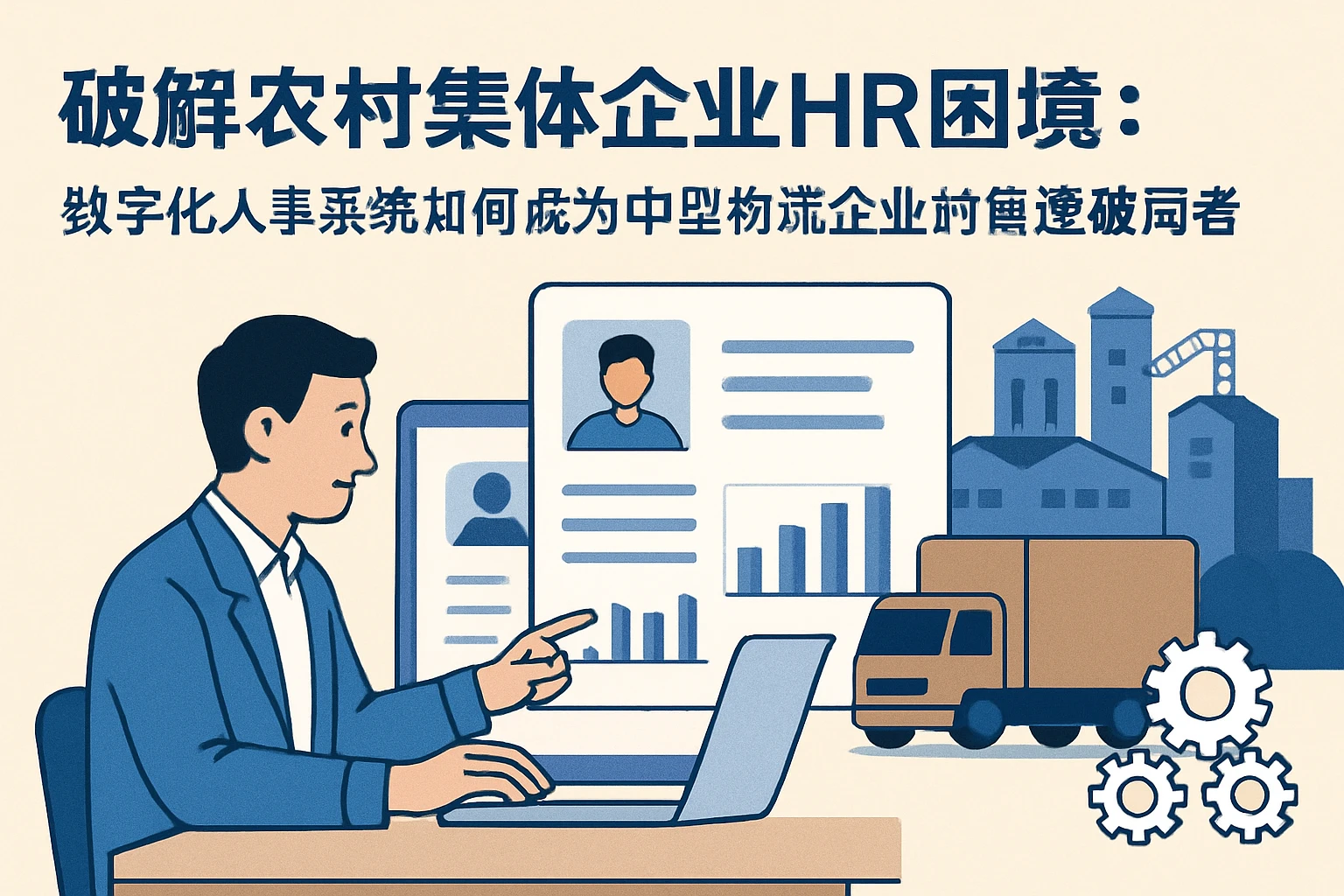 破解农村集体企业HR困境：数字化人事系统如何成为中型物流企业的管理破局者