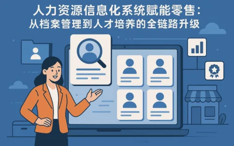人力资源信息化系统赋能零售业：从档案管理到人才培养的全链路升级