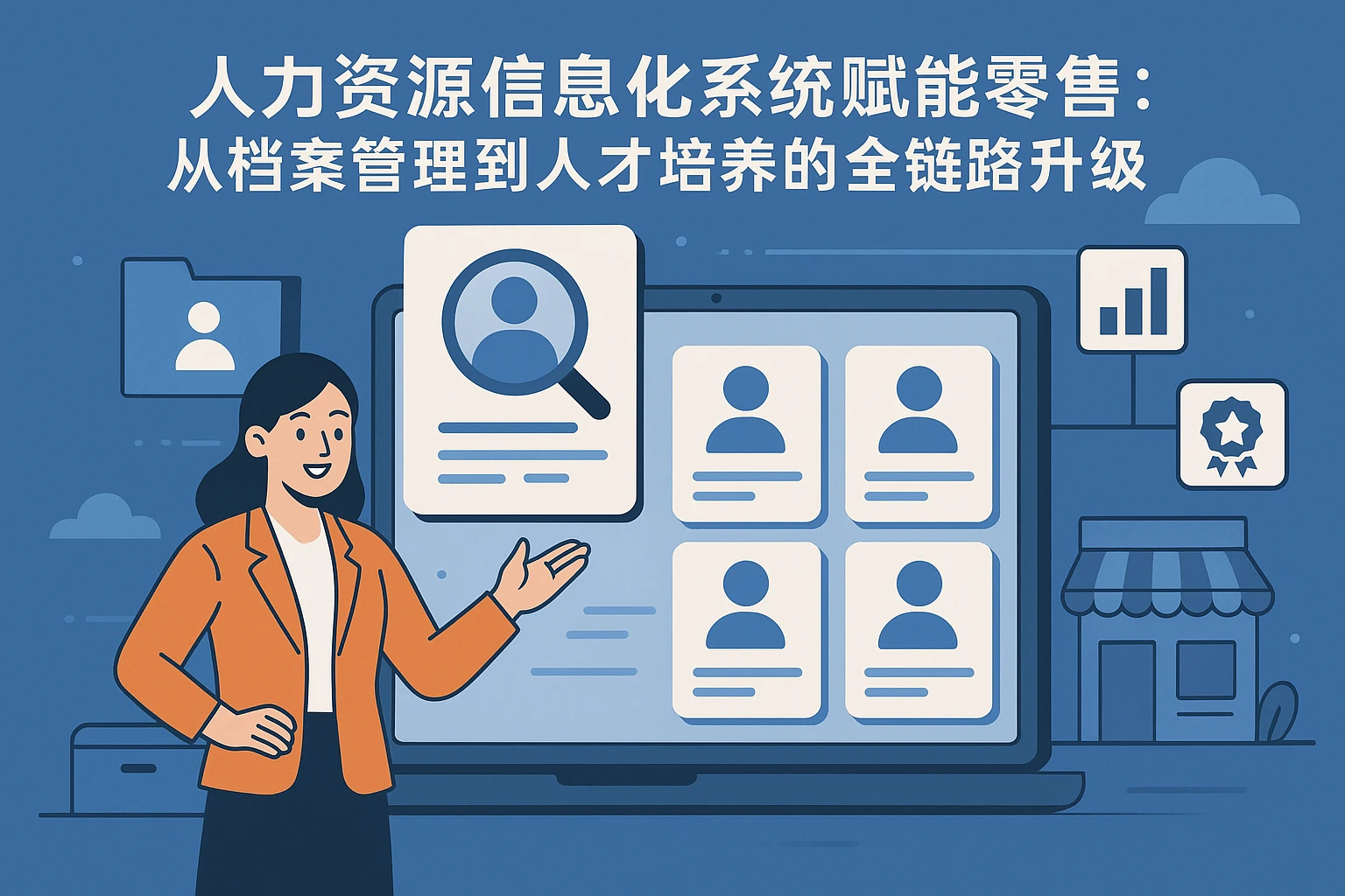 人力资源信息化系统赋能零售业：从档案管理到人才培养的全链路升级