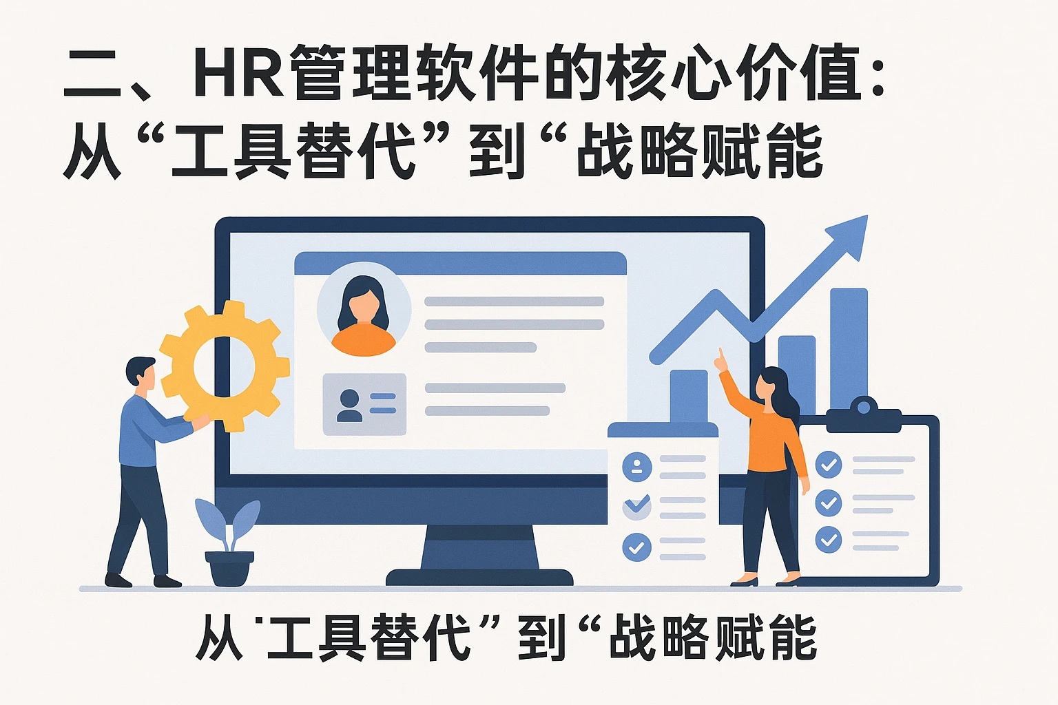 二、HR管理软件的核心价值：从“工具替代”到“战略赋能”