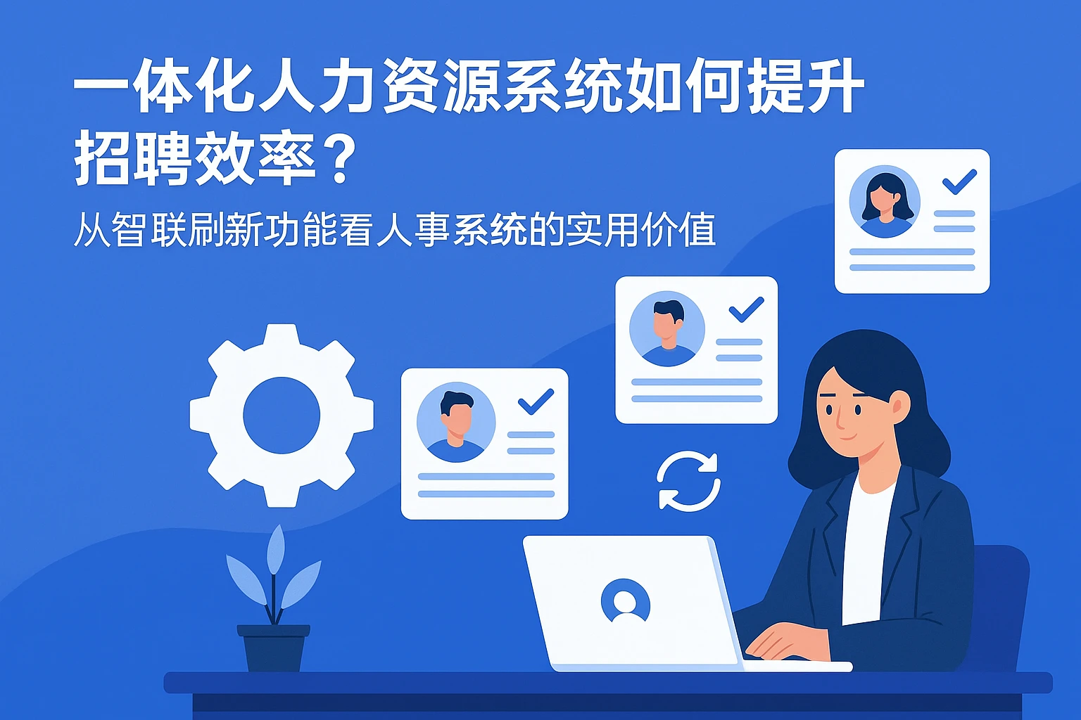 一体化人力资源系统如何提升招聘效率？从智联刷新功能看人事系统的实用价值