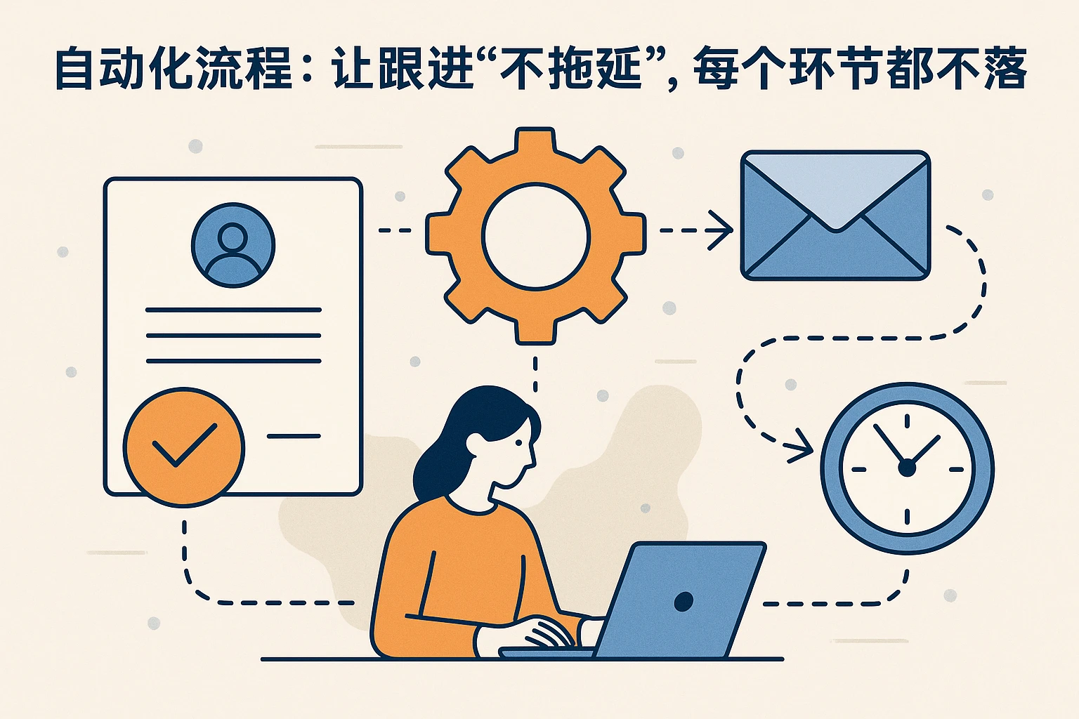 2. 自动化流程：让跟进“不拖延”，每个环节都不落