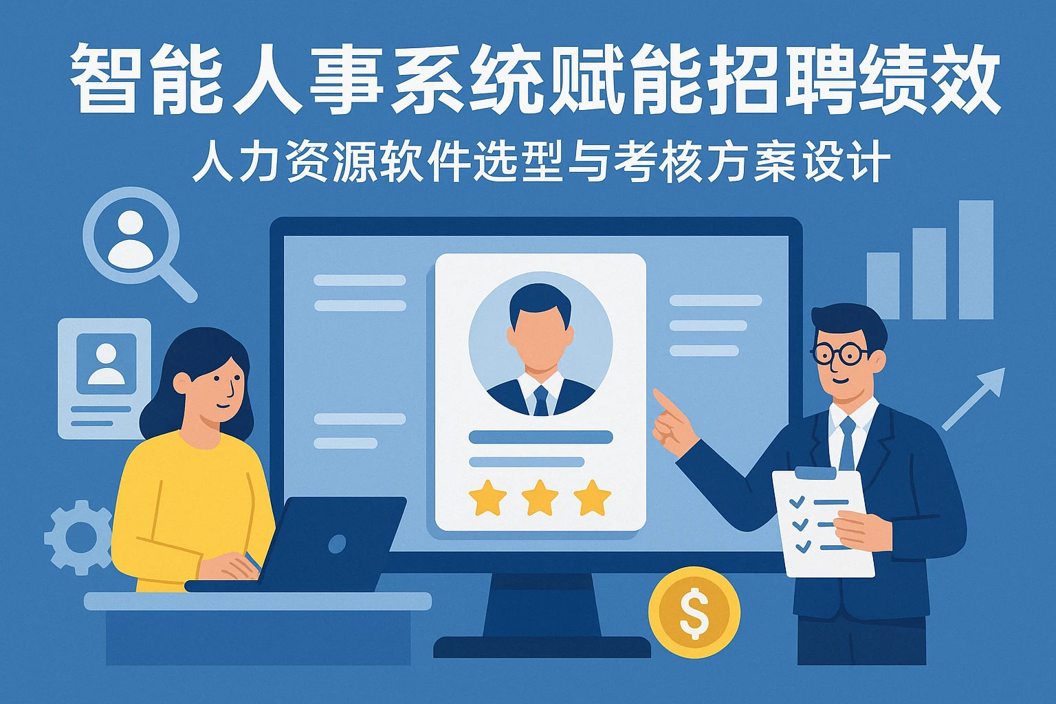 智能人事系统赋能招聘绩效：人力资源软件选型与考核方案设计
